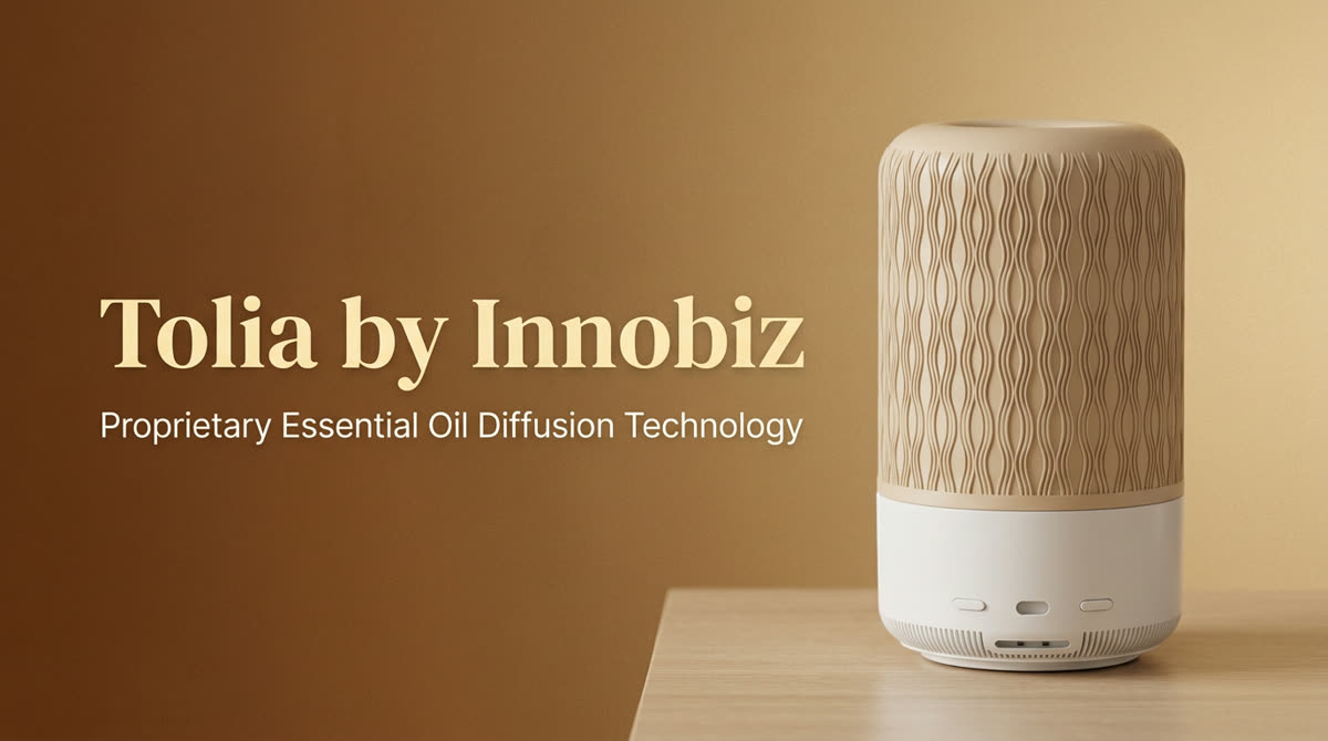 Tolia Tolia by Innobiz — White-label B2B Essential Oil Diffuser